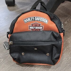 Mini Harley Davidson backpack.